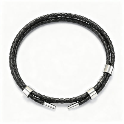 Bracelet personnalisé avec anneaux gravés