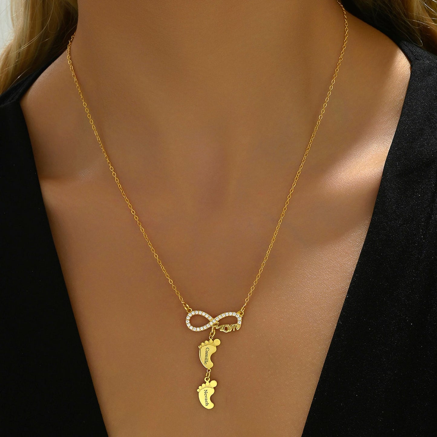 Collier Infinity pieds