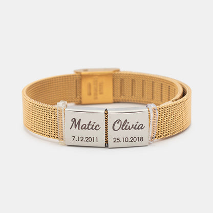 Bracelet personnalisé en Acier