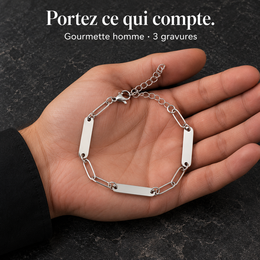 Gourmette personnalisée — vue 5